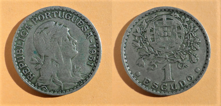 Portugal, 1 Escudo de 1951 00000060