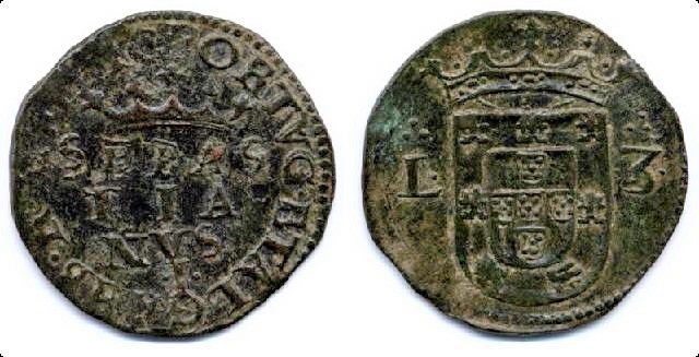 Reino de Portugal, 3 Reais de D. Sebastião (1557-1578) 00000064