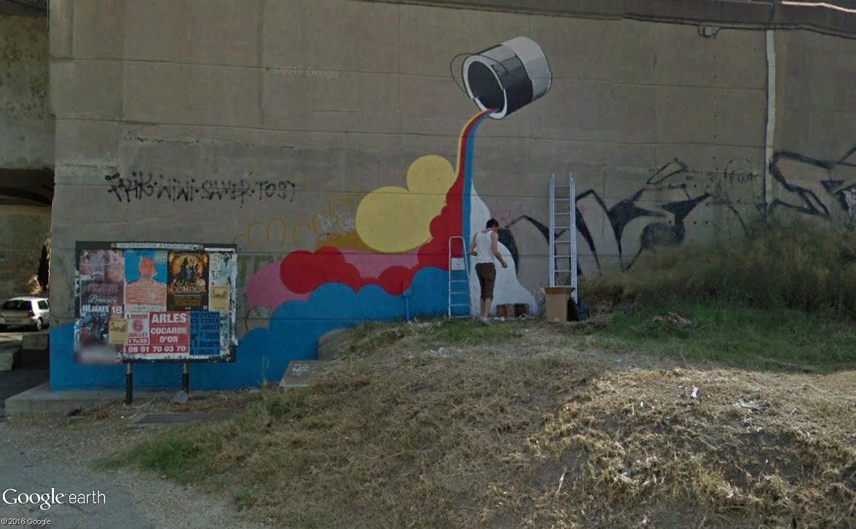 STREET VIEW : street art, grafs, tags et collages - Page 5 Arles11