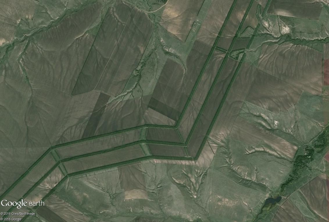 Russie : une barrière d'arbres de 760 km de long  Fronti11