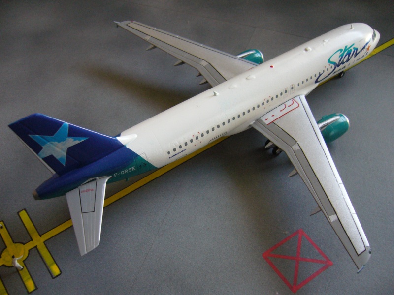 A320-214 STAR AIRLINES REVELL-F-RSIN 1/144 compagnies aeriennes françaises d'hier et d'aujourd'hui pn24 P1030122