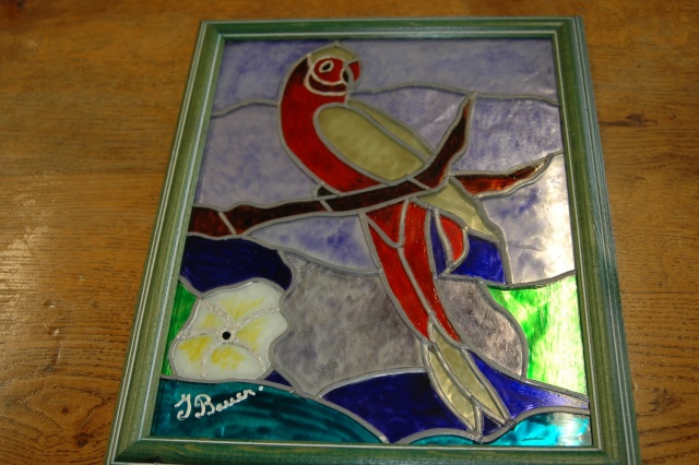 peinture sur verre -le vitrail 4211