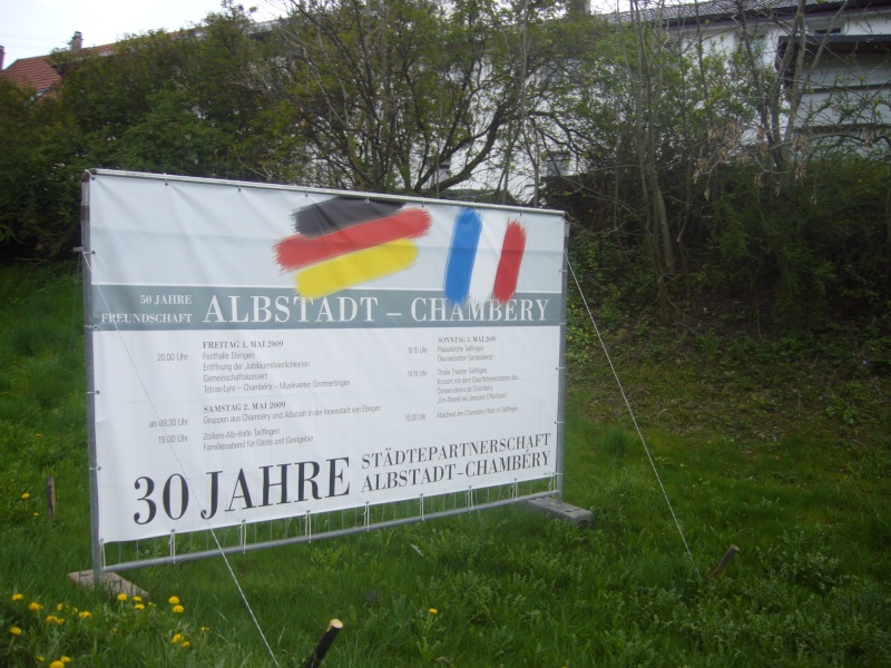 30e Anniversaire du Jumelage Chambry Albstadt...la Manivelle roulera vers l'Allemagne P1090722