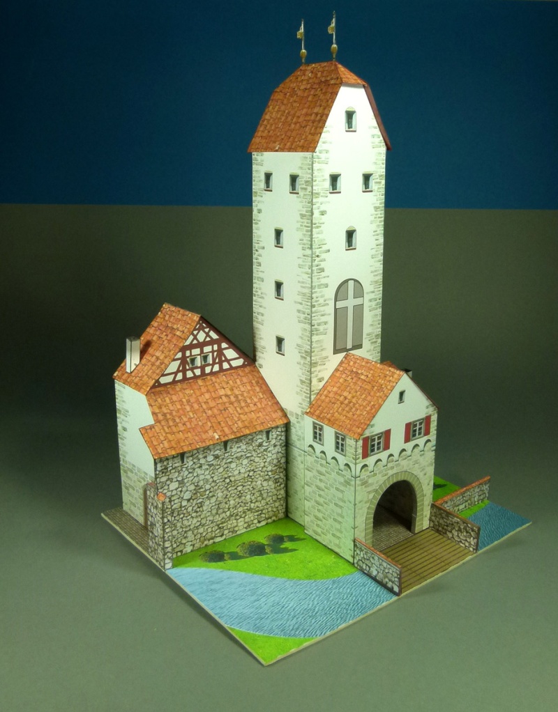 Georgstor – Isnyer Tor von Wangen 1:87 gebaut von Adolf Pirling Tor-0410