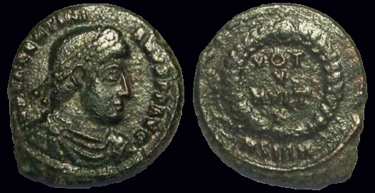 Les monnaies de Mozarto du 4e siècle Valent17