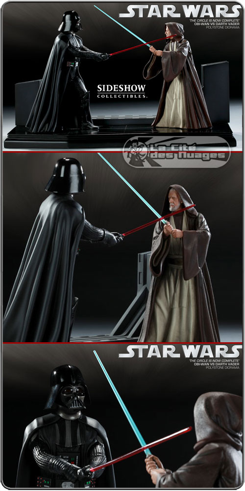 Obi-Wan vs Darth Vader Diorama Sideshow PRECO 28db_110