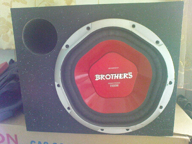 woofer brother's 10' 1100w with box rm100 Woffer13
