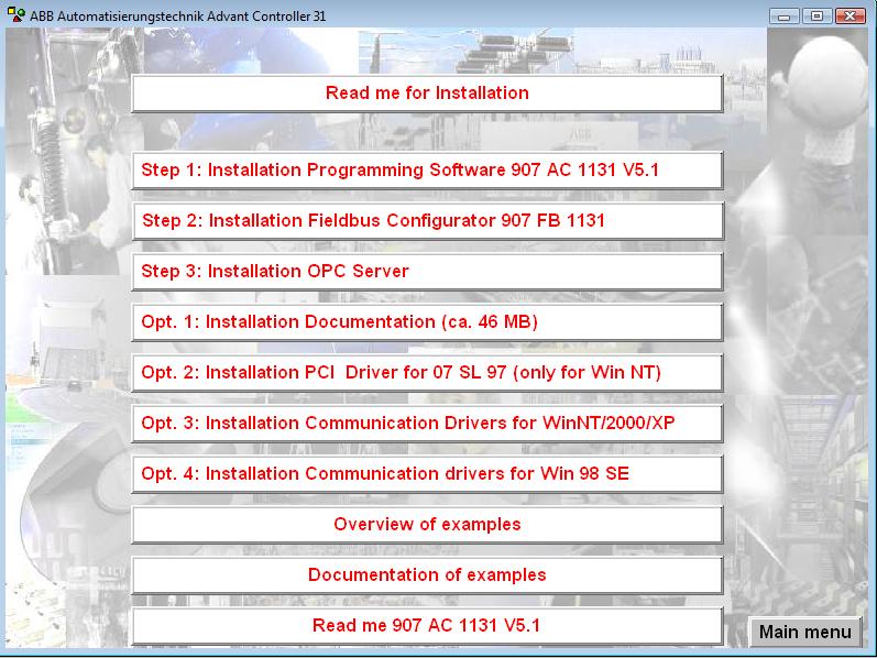 برنامج تشغيل PLC ABB AC31 Ac113113