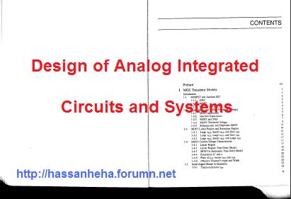 كتاب Design of Analog Integrated Circuits and Systems Analog10