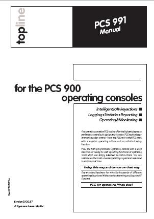 الكتالوج التفصيلي لشاشات التشغيل Lauer PCS900 Pcs90010