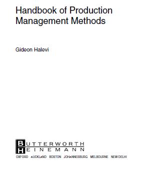 كتاب Handbook of Production Management Methods Produc10