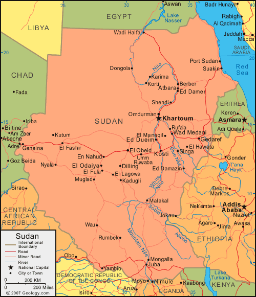 عواصم أعلام وخرائط دول العالم - صفحة 5 Sudan-10