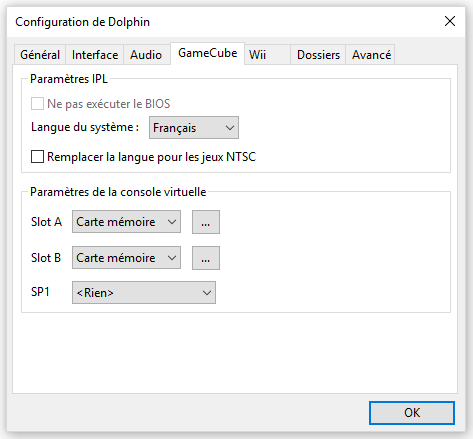 Introduction à l'émulateur NGC/Wii Dolphin Captur23