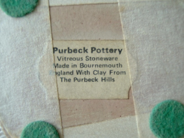 Purbeck Pottery (England)  Pur310