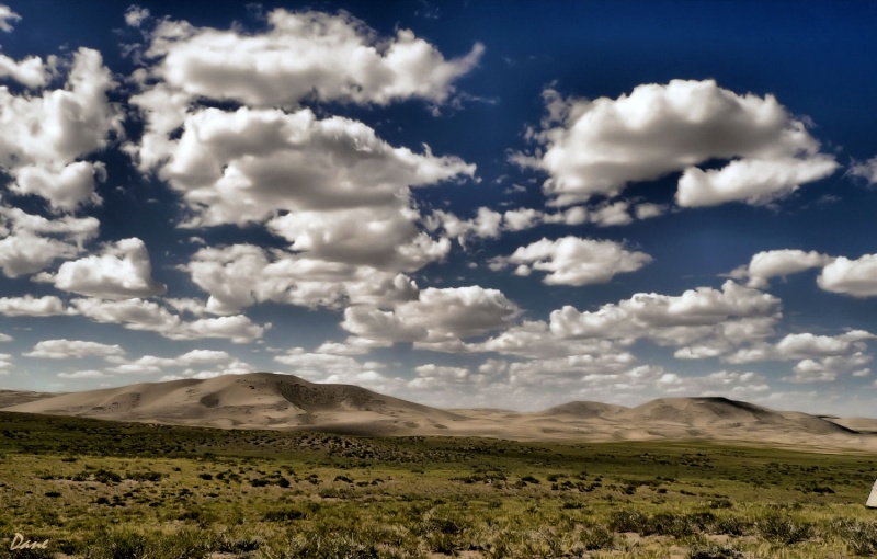 ciel et désert de Gobi en Mongolie. 1_a_ma11