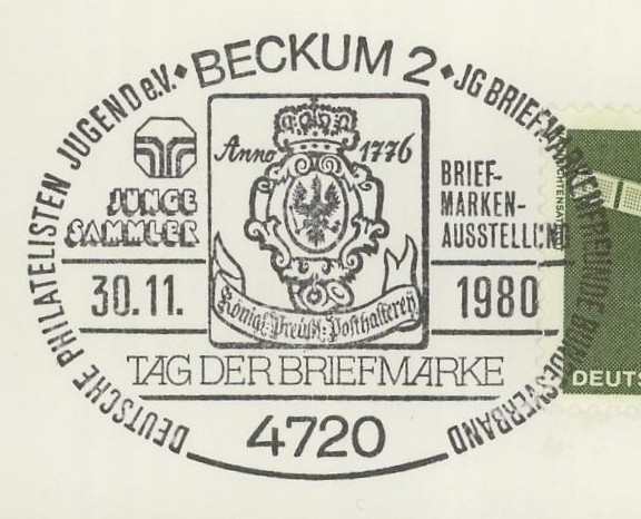 Sonderstempel Tag der Briefmarke Beckum10