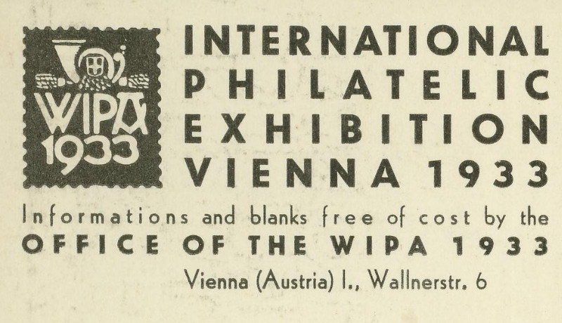 Privatganzsachen zur WIPA 1933 Pp102-10