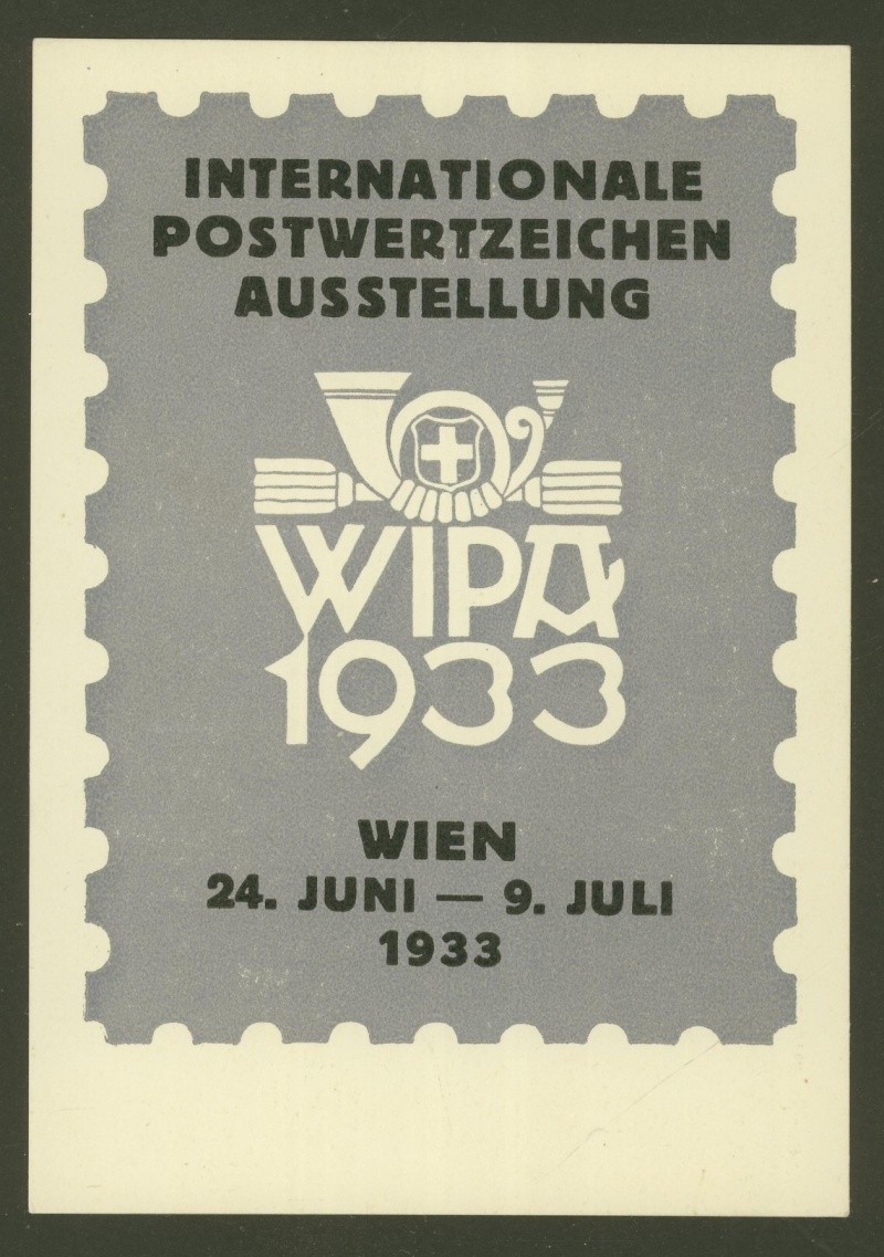 wipa - Privatganzsachen zur WIPA 1933 Pp103-18