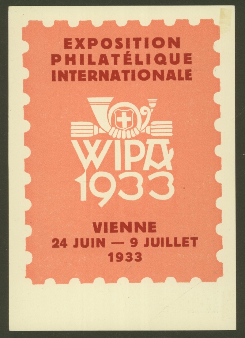 Privatganzsachen zur WIPA 1933 Pp109-11