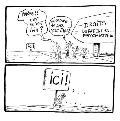 Les avancées sur les droits du patient psychiatrique en Belgique (dessins humoristiques de Stiki) Droit_10