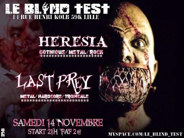 Last prey w/ HERESIA au Blindtest à Lille le 14/11/09 14110910