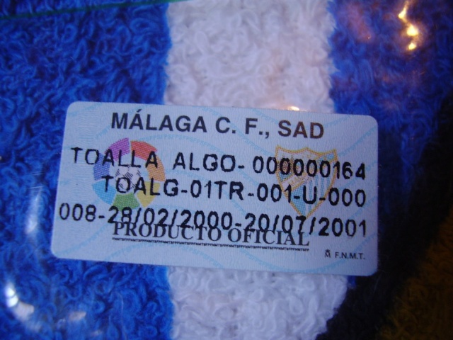 Vendo la toalla oficial del Malaga C.F Dmfvk310