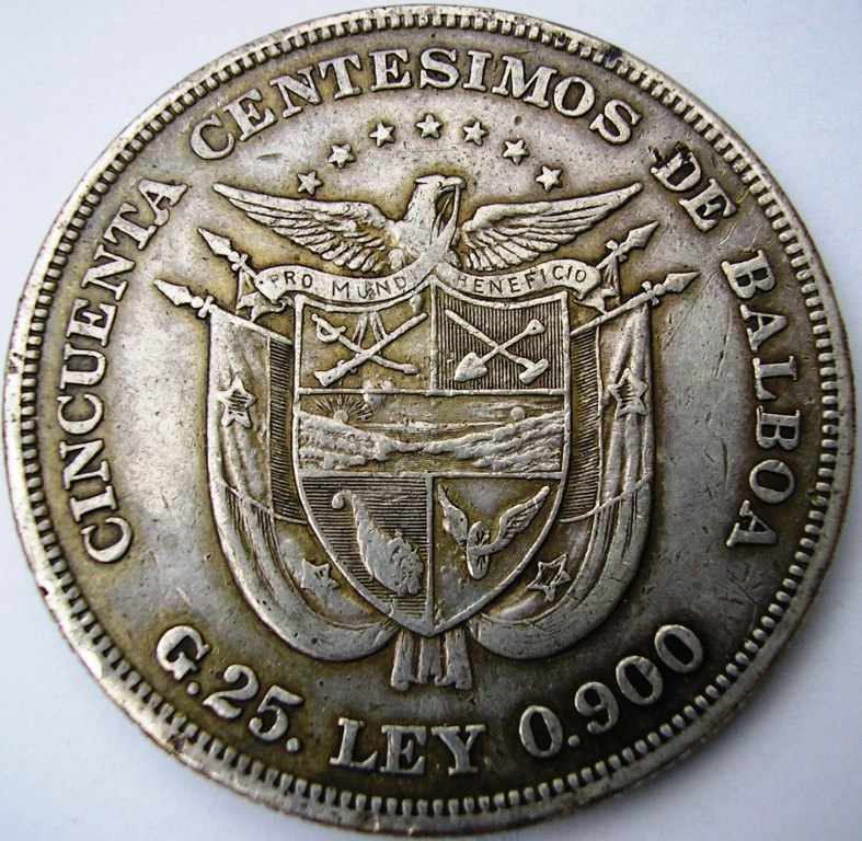 Panamá, Medio Balboa de 1904 Balboa11