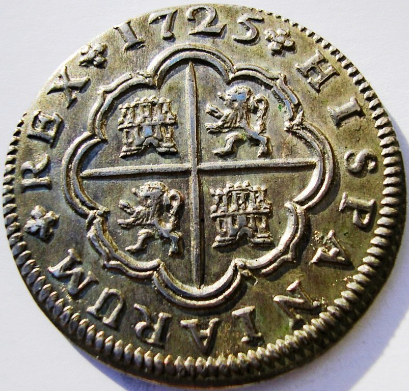 Felipe V Sevilla 2 reales 1725. F_v_2r16