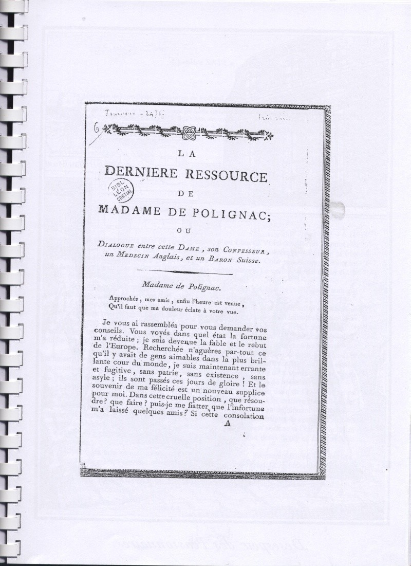 Madame de Polignac méritait-elle l'amitié de la reine? 01510