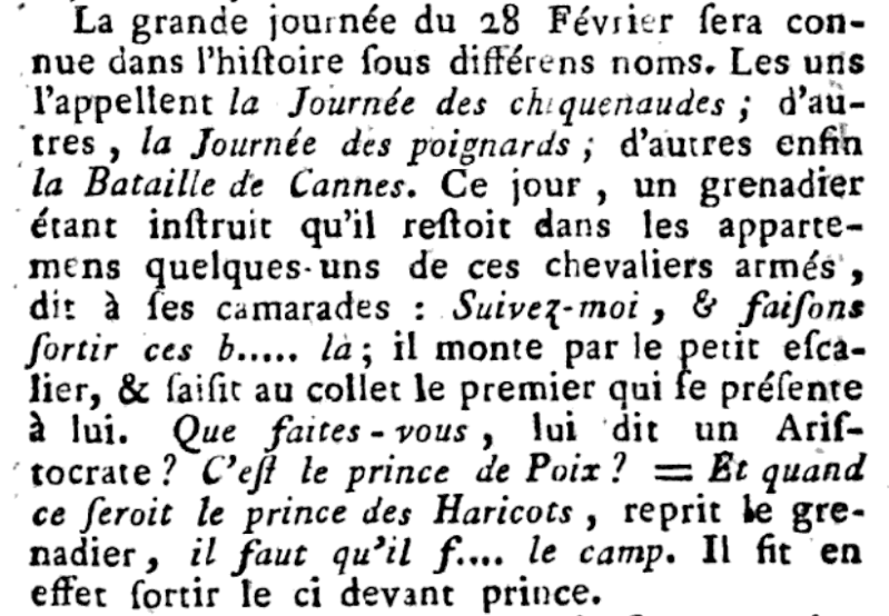 claques - La Journée des Claques, le 28 février 1791 Books12