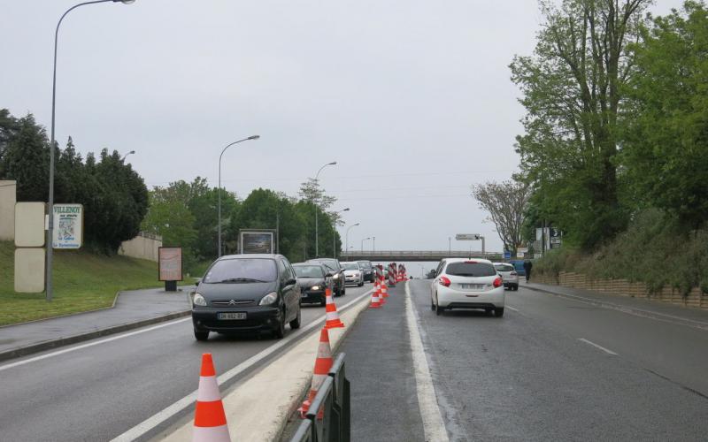 Le grillage du terre-plein de la D 603 bientôt remplacé 58071910