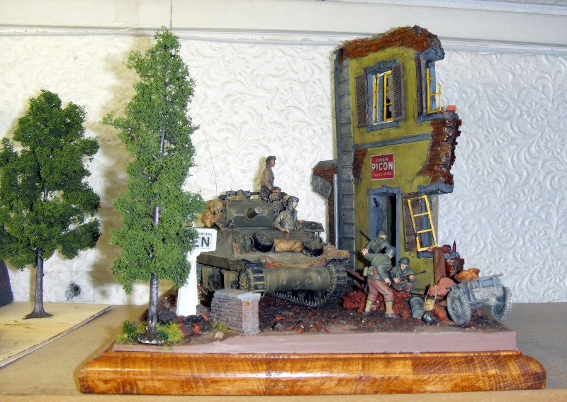 diorama sur la prise de la ville de CAEN    col brutus Sdc11914