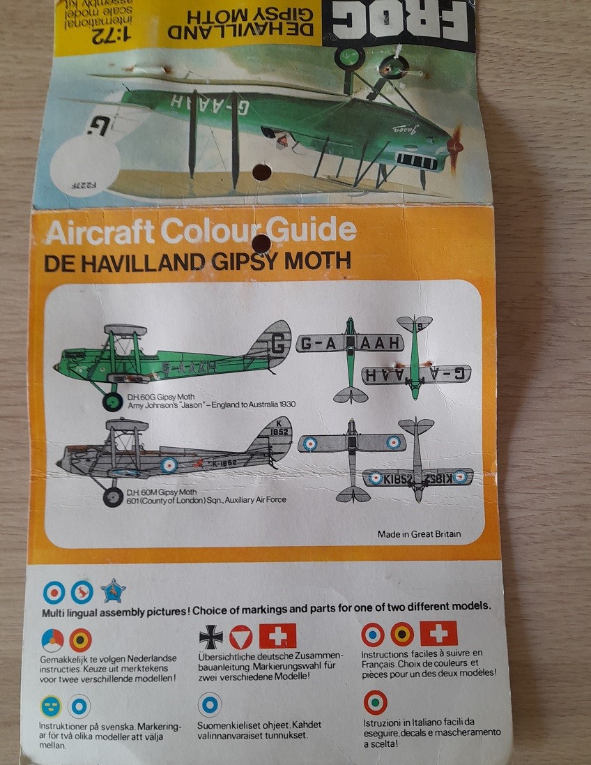 1/72 De Havilland Gipsy Moth  Frog Gipsy_12