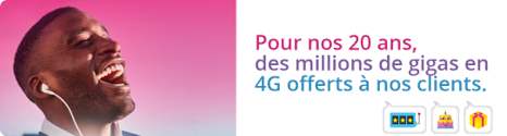 bouygues - Pour ses 20 ans, Bouygues Telecom lance le premier forfait avec la 4G illimitée 14645911