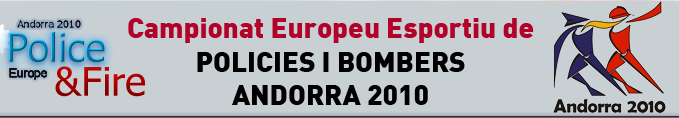 CAMPEONATO EUROPEO DE POLICÍAS Y BOMBEROS 2010  ANDORRA 26 JUNIO AL 03 JULIO Logo111