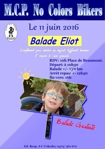 le 11 juin Balade Eliot 2016 Balade11