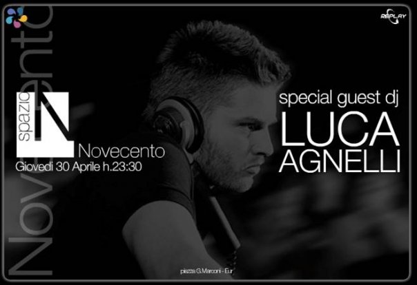 SUPERSTAR DJ LUCA AGNELLI @SPAZIO900 30 APRILE 2009.. 3239_110