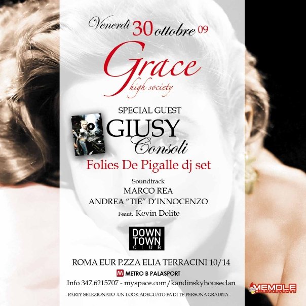 Venerdi 30 GiusyCONSOLI FOLIESdePIGALLE@DOWNTOWN"GRACE" Grace10