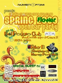 sab 21 SPRING FLOWER OPEN BAR PARTY@BEL POGGIO CLUB N6864710