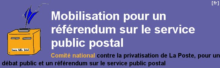 Contre la privatisation de La Poste - Votation citoyenne le samedi 3 octobre Poste10