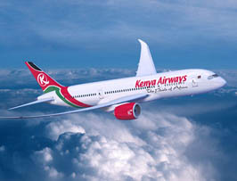 KENYA AIRWAYS LANCIA VOLO A BANGUI Kq_boe10