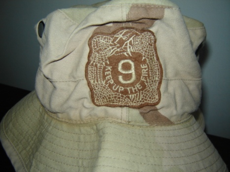 9th Infantry Regiment patched 3 color boonie hat 00510