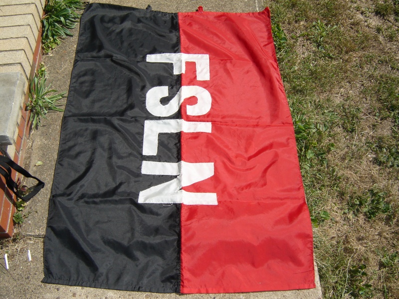 FSLN banner from Nicaragua (Circa 1995) Dsc00124