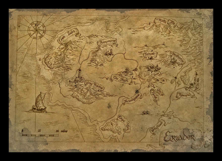 Cartes de la Terre du milieu