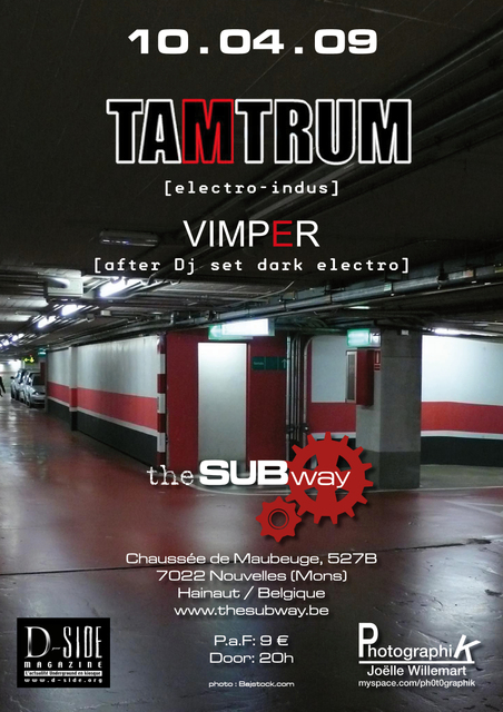 TANTRUM en concert @ the SUBway / Mons / 10.04.09 Tamtru10