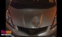 Car dent caused by unruly youths Car_de10