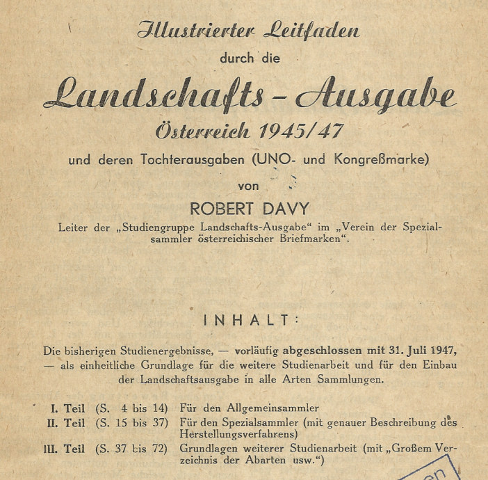 Spezialitäten der Landschaftserie 1945 Heft_l11