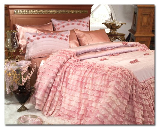 يرغان سرير بلون الوردى الجميل 08042610