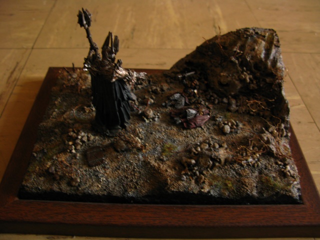 diorama LOTR Sauron VS Isildur Img_2812
