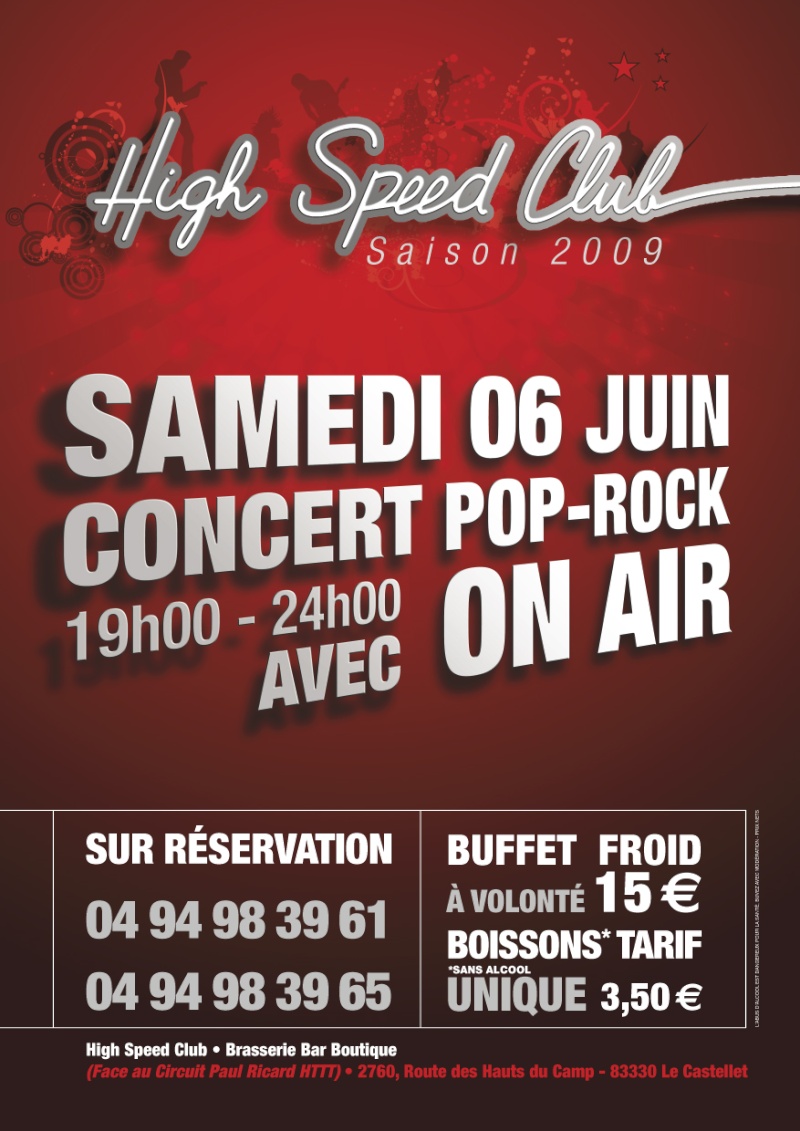 Concert pop rock au high Speed Club 06/06/2009 09052010